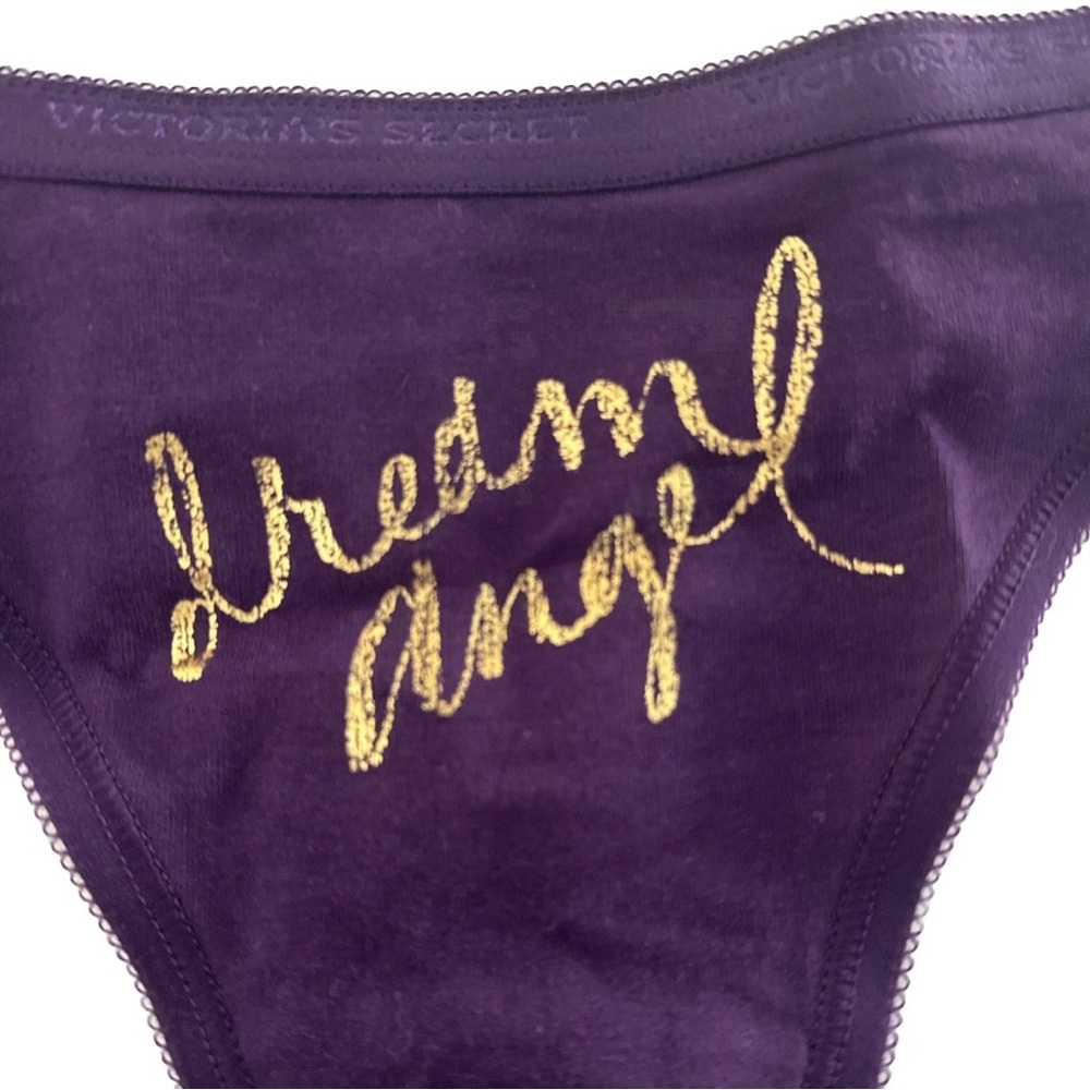 2009 Vintage Victoria's Secret Purple Thong Panty - Picture 6 of 7